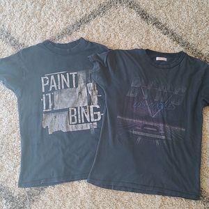 Anine Bing lot of 2 t shirts